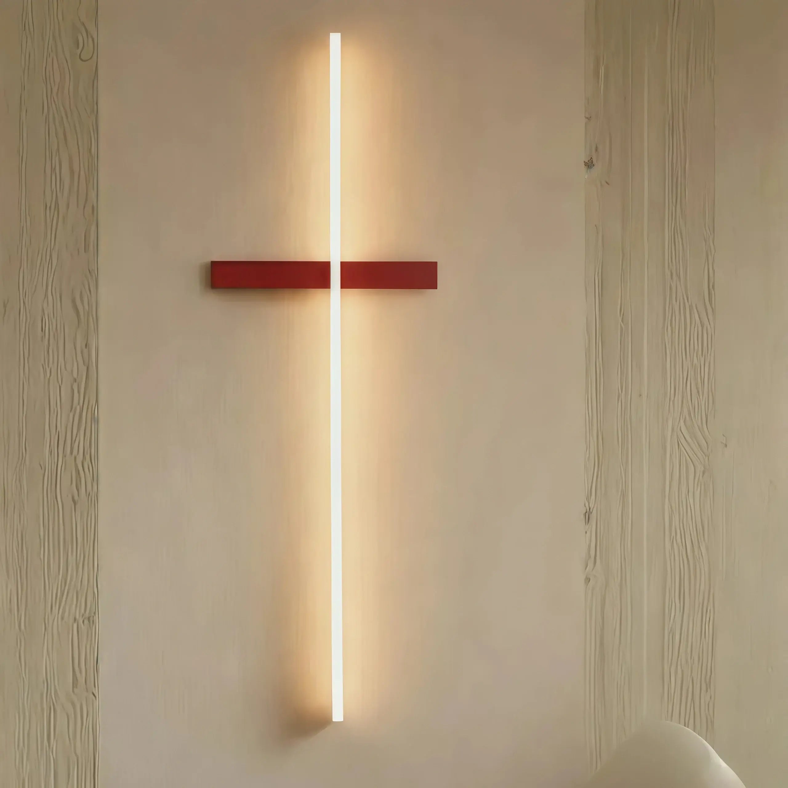 LED Wall Lamp – Black/White/ Red for Living Room